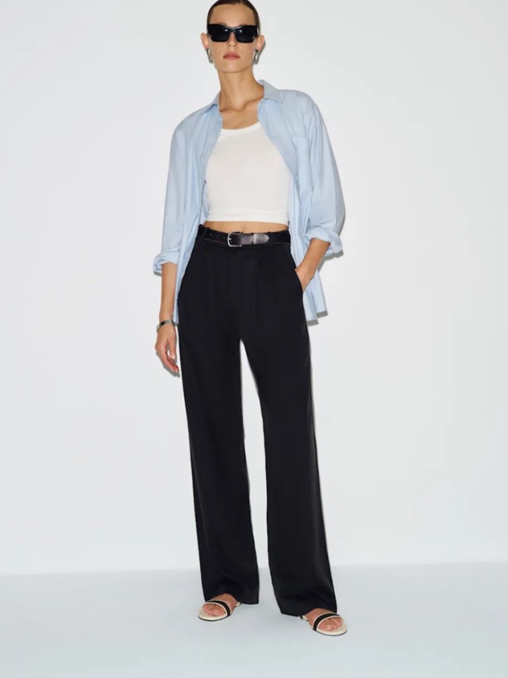 Reformation Black Mason Pant Size 4